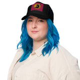 Warrior Women Flag Print Foam Trucker Hat