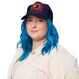 Warrior Women Flag Print Foam Trucker Hat