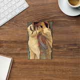 Konnornhkwa Sweethearts - Indigenous Art Nouveau - Greeting Card