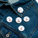 Apalachee Nation Set of Pin Buttons