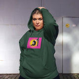 Warrior Women Flag Print Unisex Midweight Hoodie