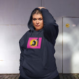 Warrior Women Flag Print Unisex Midweight Hoodie