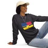 Zuni Flag Unisex Organic Raglan Sweatshirt