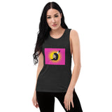 Warrior Women Flag Print Ladies’ Muscle Tank