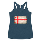 Mi'kmaq Flag - Women's Racerback Tank