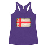 Mi'kmaq Flag - Women's Racerback Tank
