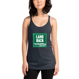 Land Back - Women's Racerback Tank