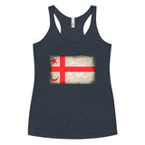 Mi'kmaq Flag - Women's Racerback Tank