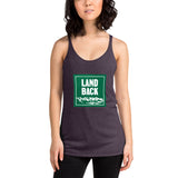 Land Back - Women's Racerback Tank
