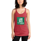 Land Back - Women's Racerback Tank