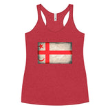Mi'kmaq Flag - Women's Racerback Tank