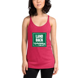 Land Back - Women's Racerback Tank