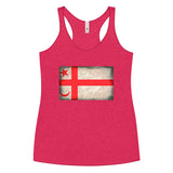 Mi'kmaq Flag - Women's Racerback Tank