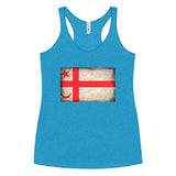 Mi'kmaq Flag - Women's Racerback Tank