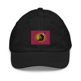 Warrior Women Flag Print Youth Baseball Cap