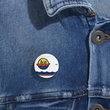 Wolastoqey Flag Wəlastəkewiyik - Round Pins
