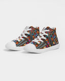 Sacred Baskets - Indigenous Street-wear Kids Hightop Tipi Creepers