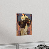 Indigenous Goddess Gang - Huntress - Premium Matte Vertical Posters - Indigenous Art Nouveau
