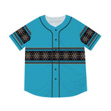 Starburst - Turquois - Men's Baseball Jersey