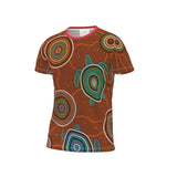 Beadwork Turtle Island - Earth Tones - Men's Premium Top