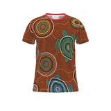 Beadwork Turtle Island - Earth Tones - Men's Premium Top