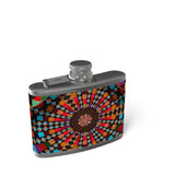 Sacred Baskets - Leather Wrapped Groomsman Hip Flask