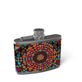 Sacred Baskets - Leather Wrapped Groomsman Hip Flask
