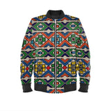 Vintage Beadwork Print - Men's Designer Bomber Jacket