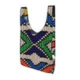 Vintage Beadwork Print - Designer Carrier Bag