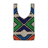 Vintage Beadwork Print - Designer Carrier Bag
