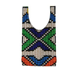 Vintage Beadwork Print - Designer Carrier Bag