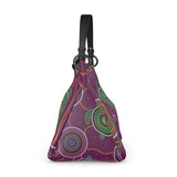 Beadwork Turtle Island - Elderberry Seas - "Chief's Wifey" - Talbot Leather Slouch Bag