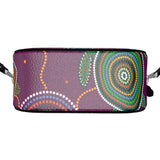 Beadwork Turtle Island - Elderberry Seas - "Chief's Wifey" - Round Box Bag - Premium Leather