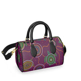 Beadwork Turtle Island - Elderberry Seas - "Chief's Wifey" - Mini Duckwater Luxury Leather  Duffle bag