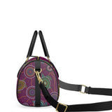 Beadwork Turtle Island - Elderberry Seas - "Chief's Wifey" - Mini Duckwater Luxury Leather  Duffle bag
