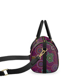 Beadwork Turtle Island - Elderberry Seas - "Chief's Wifey" - Mini Duckwater Luxury Leather  Duffle bag