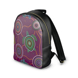 Beadwork Turtle Island - Elderberry Seas - "Chief's Wifey" - Colville Leather Backpack