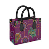 Beadwork Turtle Island - Elderberry Seas - "Chief's Wifey" - Mini Burntchurch Shopper Hnadbag
