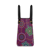 Beadwork Turtle Island - Elderberry Seas - "Chief's Wifey" - Mini Burntchurch Shopper Hnadbag