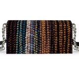 Auntie Sarah's Bead Bench - "Chief's Wifey" Kennewick Leather Evening Bag