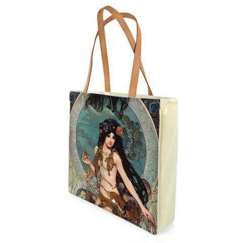 Sedna - Original Fine Art Print by A. Foll - Leather Handled Shopping Bag
