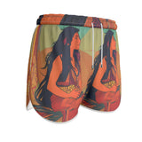 Facing East - Original Fine Art by A. Foll - Women's Premium Running Shorts