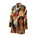 Carolina Rose - Original Art by A. Foll - Women's Luxury Pajama Shirt