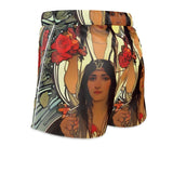 Carolina Rose - Original Art by A. Foll - Women's Luxury Pyjama Shorts