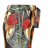 Carolina Rose - Original Art by A. Foll - Women's Luxury Pyjama Shorts