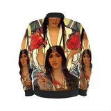 Carolina Rose - Original Art by A. Foll - Women's Designer Bomber Jacket