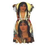 Carolina Rose - Original Art by A. Foll - Tea Dress