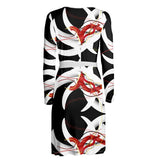 4 Elements - Designer Wrap Dress