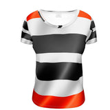 Arapaho Waving Flag - Ladies Scoop Neck T-Shirt