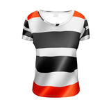 Arapaho Waving Flag - Ladies Scoop Neck T-Shirt
